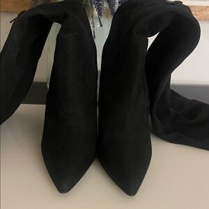 Steve Madden Black Over the Knee Boots